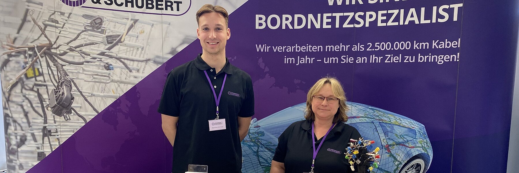 Kroschu representatives at the job fair