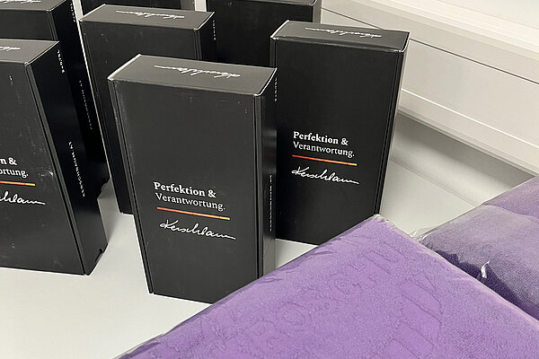 Presents for our long-serving employees.